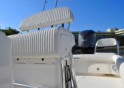 Sheaffer Marine Boat Upholstery Seating On A S240 Tampa's #1 Boat Builder