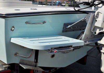 Sheaffer Marine Boat Swim Platform On A S240 Tampa's #1 Boat Builder