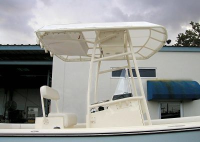 Sheaffer Marine Boat T Top On A S240 Tampa's #1 Boat Builder