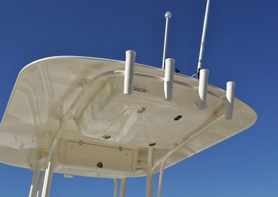 Sheaffer Marine Boat T Top On A S240 Tampa's #1 Boat Builder
